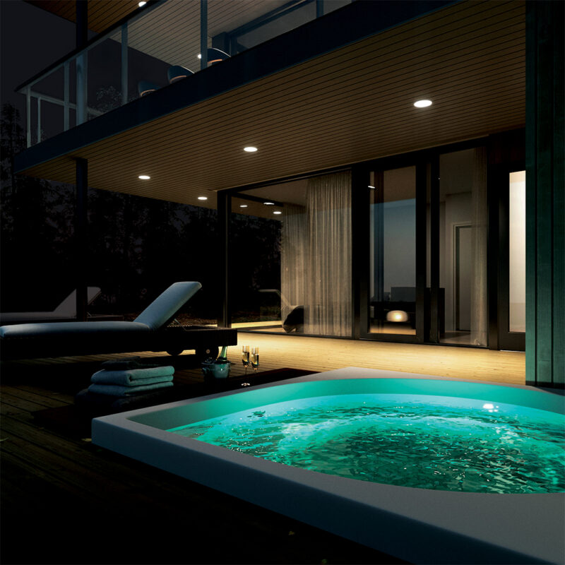 Drop Pool Jacuzzi Design Exterieur - Hot tub Outdoor - Nordic Design Shop