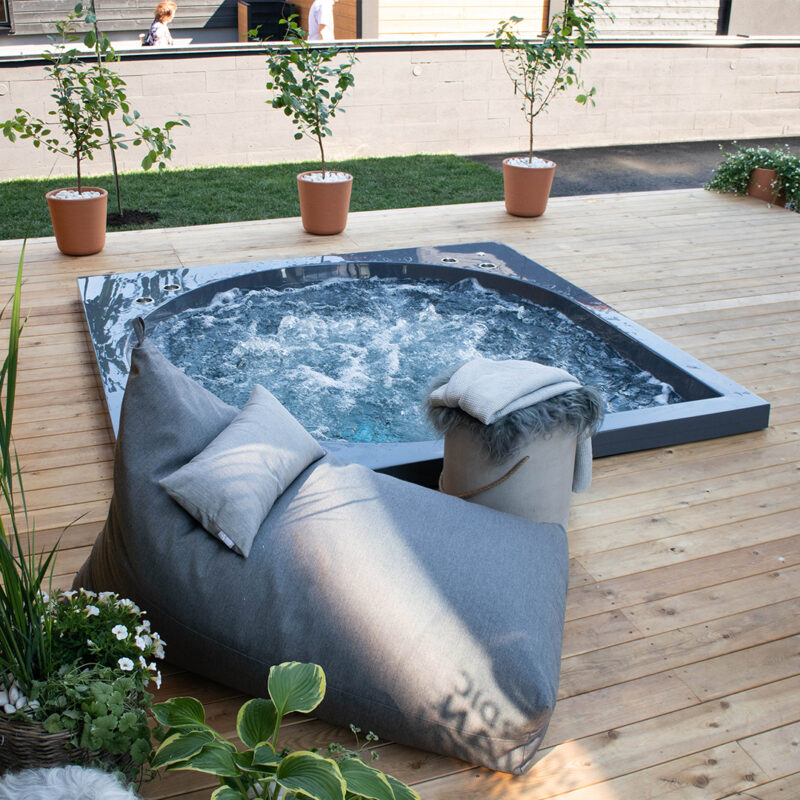 Drop Pool Jacuzzi Design Exterieur - Hot tub Outdoor - Nordic Design Shop