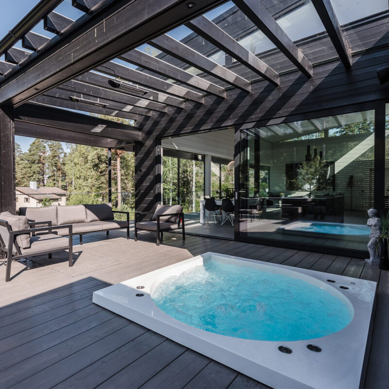 Drop Pool Jacuzzi Design Exterieur - Hot tub Outdoor - Nordic Design Shop