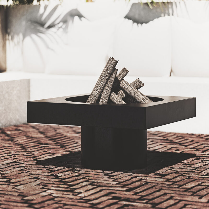 Drop Design Fire, Brasero Design Extérieur - Fire Pit - Nordic Design Shop
