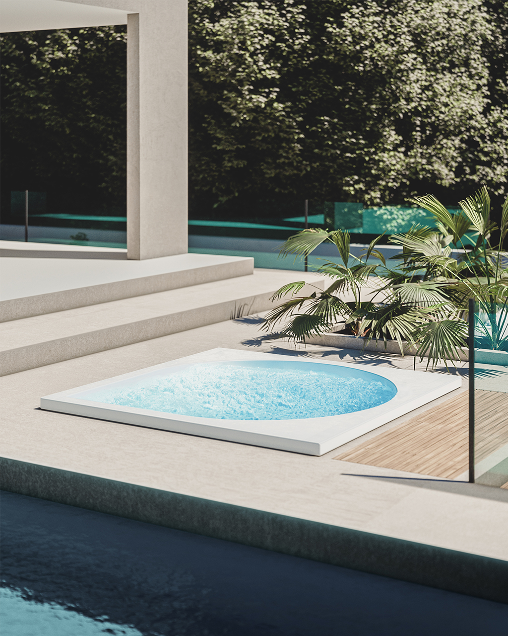 Drop Pool Jacuzzi Design Exterieur - Hot tub Outdoor - Nordic Design Shop