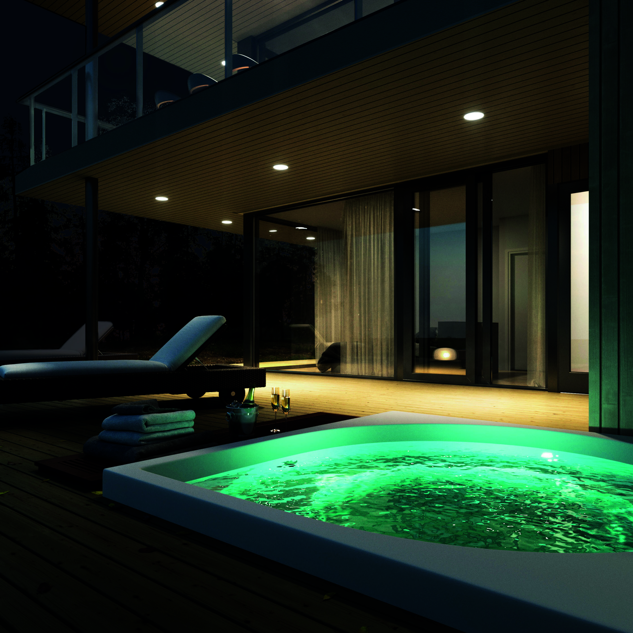 Drop Pool Jacuzzi Design Exterieur - Hot tub Outdoor - Nordic Design Shop